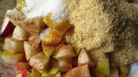 штрудель с яблочно-грушевой начинкой