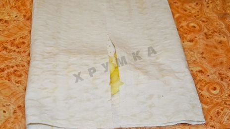 штрудель с яблоками из лаваша