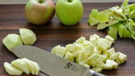 штрудель с яблоками