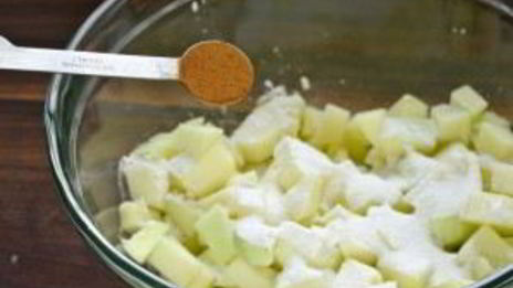 штрудель с яблоками