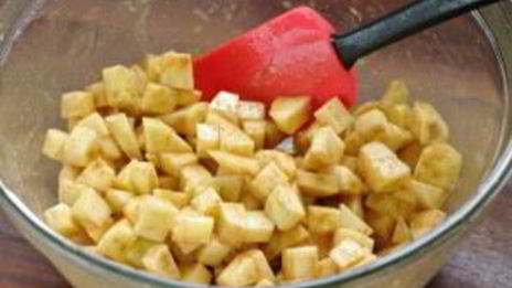 штрудель с яблоками