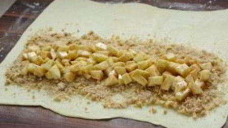 штрудель с яблоками