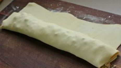 штрудель с яблоками