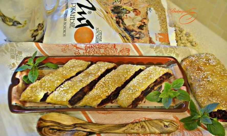 Рецепт штруделя со свеклой, сыром и шпинатом