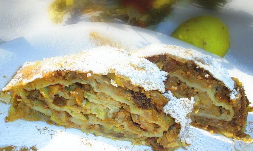 Рецепт венского яблочного штруделя