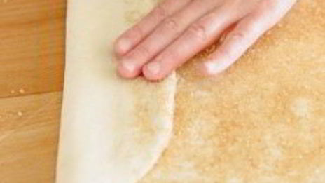 слойки из слоеного теста с сахаром