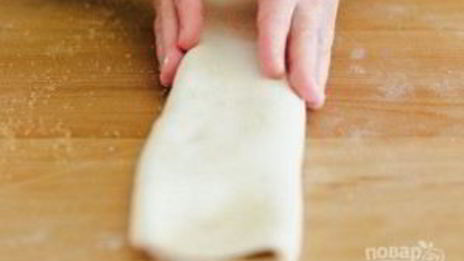 слойки из слоеного теста с сахаром