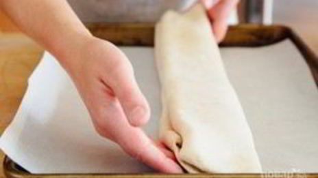 слойки из слоеного теста с сахаром