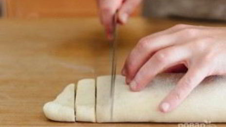 слойки из слоеного теста с сахаром