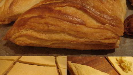 слойки-маковки, круассаны, пеновани и все из слоено-дрожжевого теста