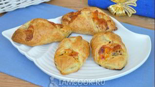 Слойки с минтаем