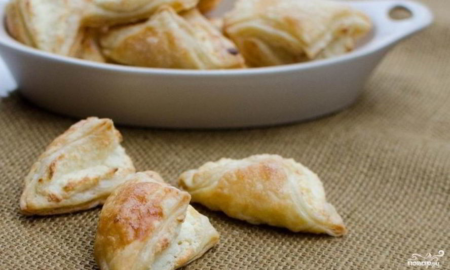 Рецепт слоек с творогом