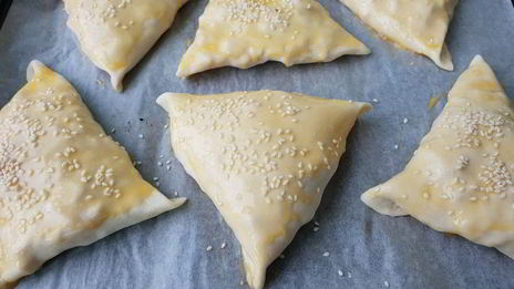 слойки с тыквой