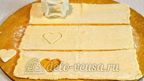 слойки с яблочным пюре