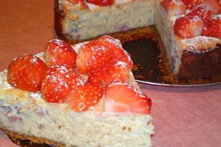 Клубничный Творожник