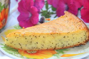 Немецкий маковый творожник