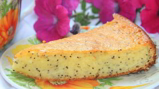 Немецкий маковый творожник