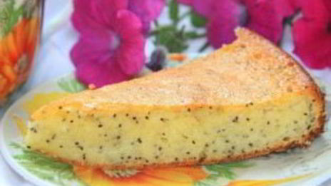 немецкий маковый творожник