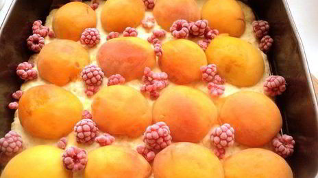 сырник с фруктами