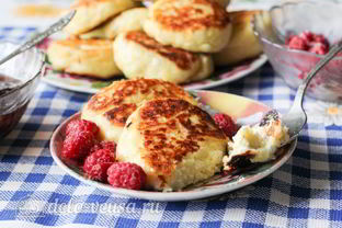 Сырники с йогуртом