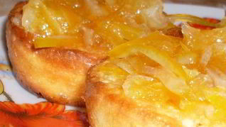 Творожники из духовки с ароматным апельсиновым вареньем