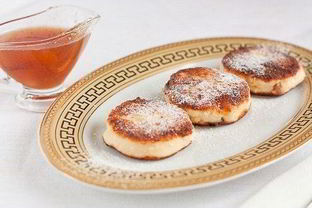 Ванильные сырники изюмом