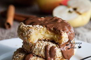 Яблочные сырники без муки