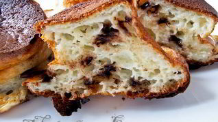 Запеченные сырники с шоколадными каплями