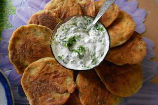 Зеленые сырники