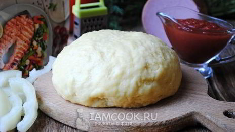 быстрое тесто для пиццы на майонезе