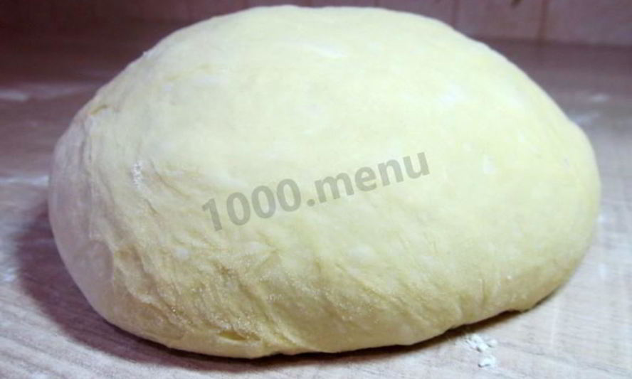 Рецепт дрожжевого теста для сладкого рулета с ванилью