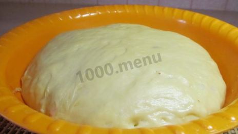 дрожжевое тесто для сладкого рулета с ванилью