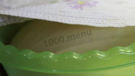 дрожжевое тесто для сладкого рулета с ванилью