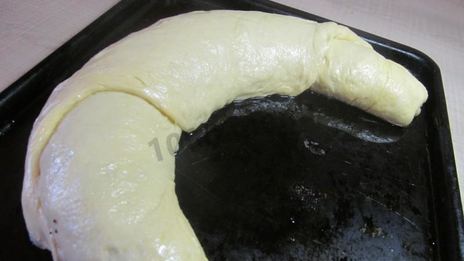 дрожжевое тесто для сладкого рулета с ванилью