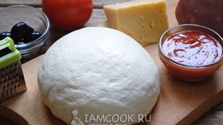 Мягкое тесто для пиццы