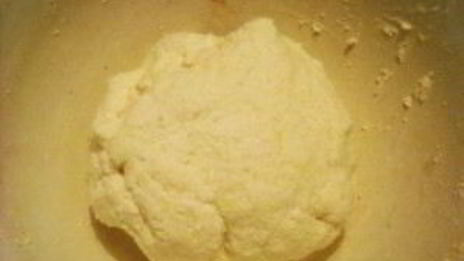 песочное тесто с творожной начинкой