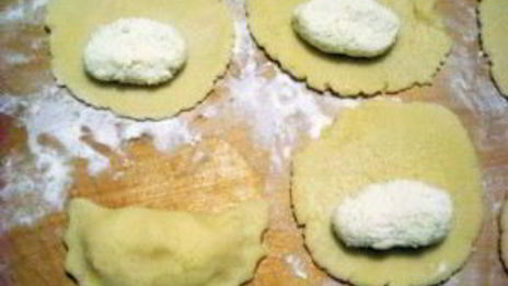 песочное тесто с творожной начинкой