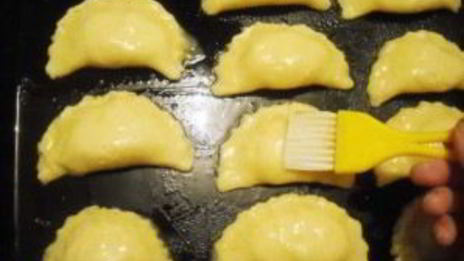 песочное тесто с творожной начинкой