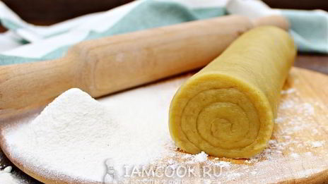 постное слоеное тесто