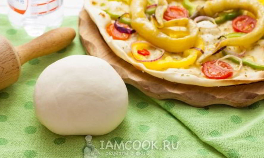 Рецепт постного теста для пиццы без дрожжей