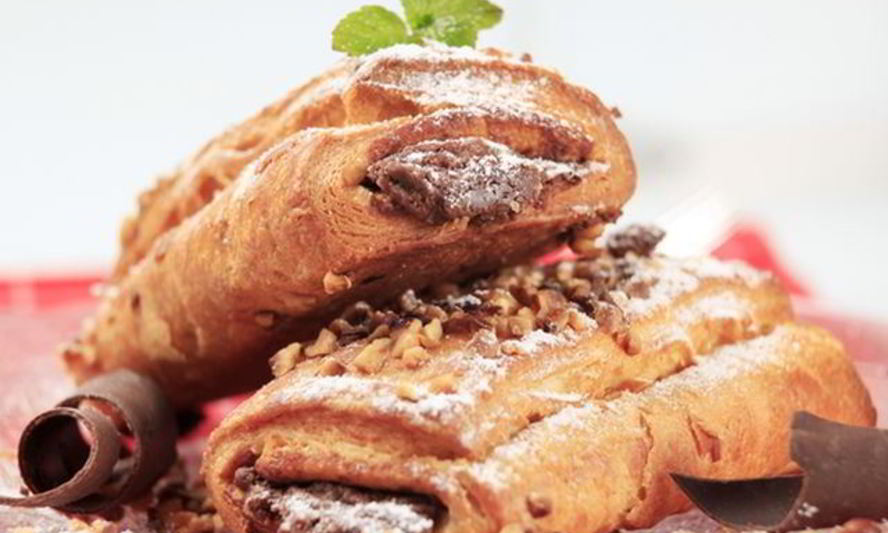 Рецепт слоеного теста с яблоками и шоколадом