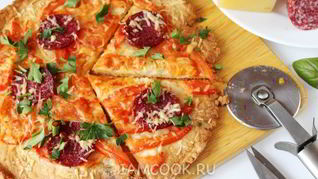 Тесто для пиццы на майонезе без дрожжей