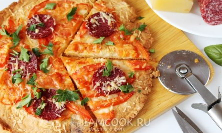 Рецепт теста для пиццы на майонезе без дрожжей