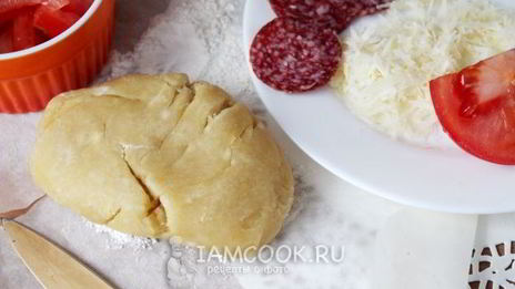 тесто для пиццы на майонезе без дрожжей