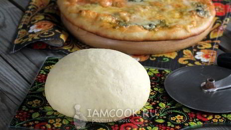 тесто для пиццы с медом