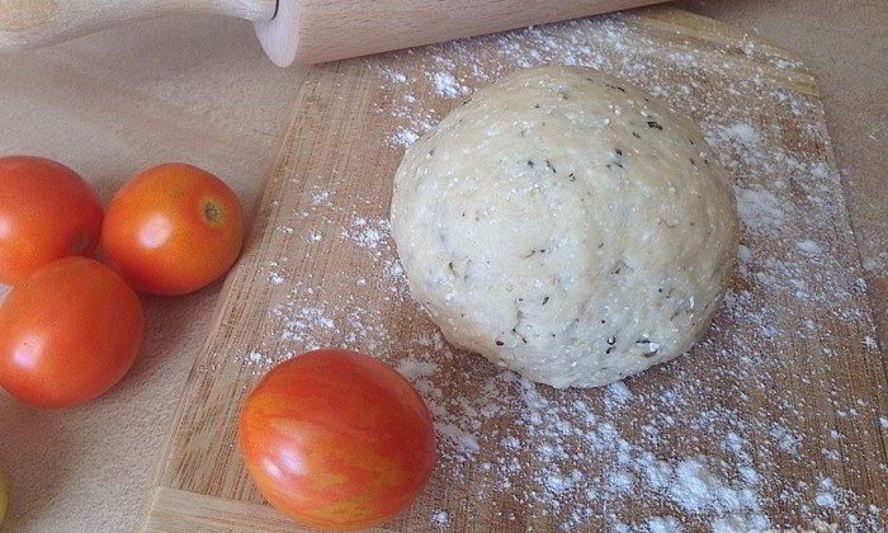 Рецепт теста для пиццы с творогом