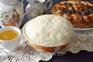 Тесто на кефире для пирога