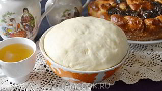 Тесто на кефире для пирога