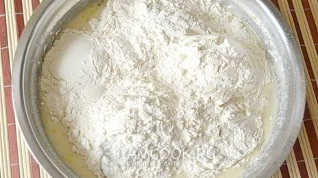 тесто на кефире для пирога