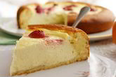 Творожный пирог с бисквитным тестом